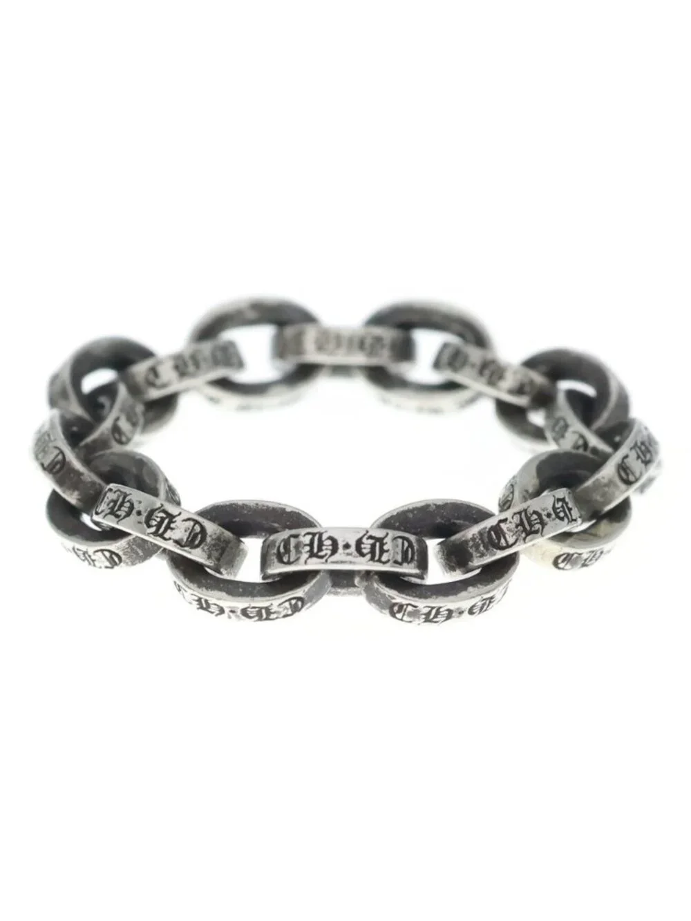 Chrome Hearts Paper Chain Ring Silver